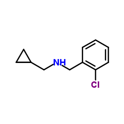 N-(Cyclopropylmethyl)-2-chloro-benzylamine结构式