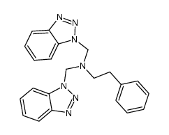 N,N-bis(benzotriazol-1-ylmethyl)phenylethylamine图片