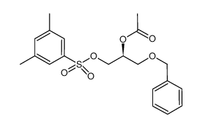 (S)-1-(benzyloxy)-3-(((3,5-dimethylphenyl)sulfonyl)oxy)propan-2-yl acetate Structure