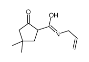 4,4-dimethyl-2-oxo-N-prop-2-enylcyclopentane-1-carboxamide结构式