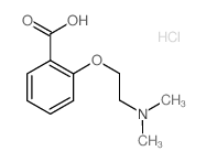 2-[2-(二甲基氨基)乙氧基]苯甲酸盐酸盐结构式