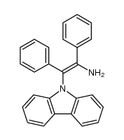 (Z)-N-(2-amino-1,2-diphenylethenyl)carbazole Structure