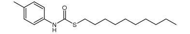 S-(decyl) p-tolylcarbamothioate结构式