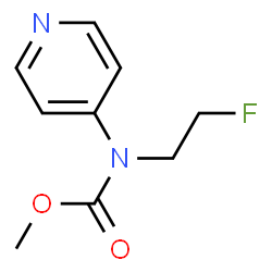 Carbamic acid, (2-fluoroethyl)-4-pyridinyl-, methyl ester (9CI) structure