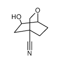 Rel-(1S,4R,6R)-6-hydroxy-2-oxabicyclo[2.2.2]octane-4-carbonitrile Structure