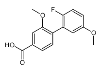 4-(2-fluoro-5-methoxyphenyl)-3-methoxybenzoic acid Structure