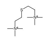 trimethyl-[2-[2-(trimethylazaniumyl)ethylsulfanyl]ethyl]azanium Structure