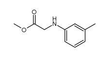 methyl 2-(m-tolylamino)acetate Structure