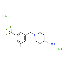 1-[3-Fluoro-5-(trifluoromethyl)benzyl]piperidin-4-amine dihydrochloride图片