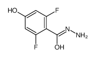 2,6-Difluoro-4-hydroxybenzohydrazide结构式