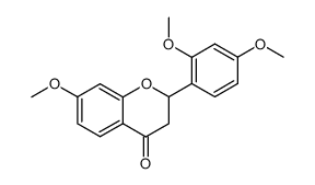 7,2',4'-trimethoxyflavanone结构式