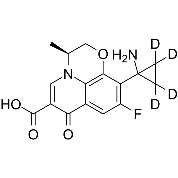 Pazufloxacin-d4结构式