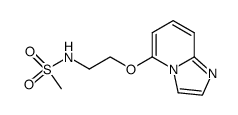 5-[2-(Methylsulfonylamino)ethyloxy]imidazo[1,2-a]pyridine结构式