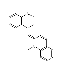 1-ethyl-1'-methyl-1,2,1',4'-tetrahydro-4',2-methanylylidene-bis-quinoline Structure