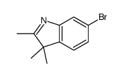 6-bromo-2,3,3-trimethylindole结构式