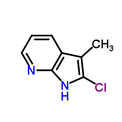 2-Chloro-3-methyl-7-azaindole Structure