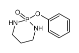 1,3,2-Diazaphosphorinane, 2-oxide, 2-phenoxy-结构式