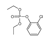 Phosphoric acid diethyl(2-chlorophenyl) ester structure