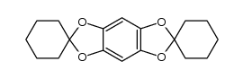 dispiro[cyclohexane-1,2'-benzo[1,2-d:4,5-d']bis[1,3]dioxole-6',1''-cyclohexane]结构式