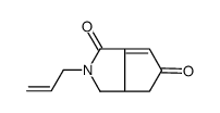 2-prop-2-enyl-6,6a-dihydro-1H-cyclopenta[c]pyrrole-3,5-dione结构式