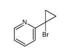 2-(1-溴环丙基)-吡啶(9ci)结构式