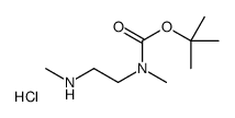 N1-BOC 1,2-Dimethyl-ethylenediamine, HCl Structure