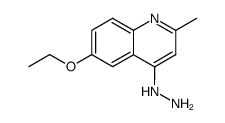 Quinoline, 6-ethoxy-4-hydrazino-2-methyl- (9CI) structure