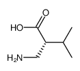 (R)-2-(AMINOMETHYL)-3-METHYLBUTANOIC ACID Structure