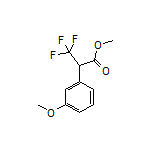 Methyl 3,3,3-Trifluoro-2-(3-methoxyphenyl)propanoate Structure