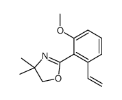 2-(2-ethenyl-6-methoxyphenyl)-4,4-dimethyl-5H-1,3-oxazole结构式