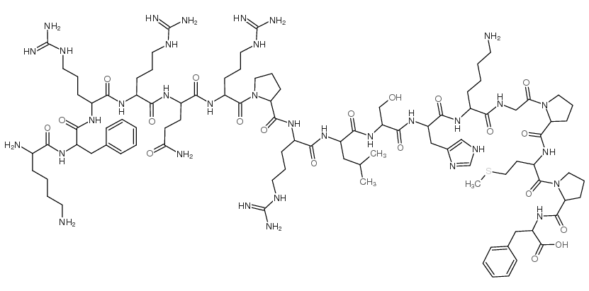 Apelin-17(human, bovine)结构式