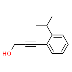 2-Propyn-1-ol,3-[2-(1-methylethyl)phenyl]-(9CI) Structure