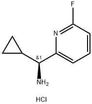 (S)-环丙基(6-氟吡啶-2-基)盐酸甲胺二盐酸盐图片