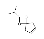 1,3-Dioxaspiro[3.4]oct-6-ene,2-(1-methylethyl)-(9CI) Structure