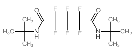 Pentanediamide,N1,N5-bis(1,1-dimethylethyl)-2,2,3,3,4,4-hexafluoro- Structure