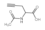 2-(乙酰氨基)-4-戊炔酸结构式