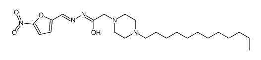 N'-[(5-Nitrofuran-2-yl)methylene]-4-dodecyl-1-piperazineacetic acid hydrazide picture