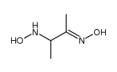 3-(hydroxyamino)butan-2-one oxime Structure