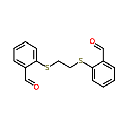 2,2'-(1,2-Ethanediyldisulfanediyl)dibenzaldehyde Structure