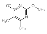 1,2,4-Triazine,3-methoxy-5,6-dimethyl-, 1-oxide结构式