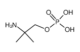 phosphoric acid mono-(β-amino-isobutyl ester) Structure