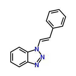 1-[(E)-2-Phenylvinyl]-1H-benzotriazole结构式