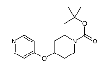 4-(Pyridin-4-yloxy)-piperidine-1-carboxylic acid tert-butyl ester Structure