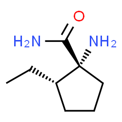 Cyclopentanecarboxamide, 1-amino-2-ethyl-, (1R,2S)- (9CI) Structure