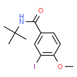 N-(tert-butyl)-3-iodo-4-methoxybenzamide Structure