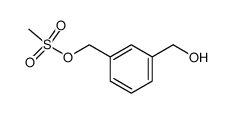 3-(hydroxymethyl)benzyl methanesulfonate结构式