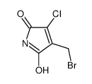 3-(bromomethyl)-4-chloropyrrole-2,5-dione结构式