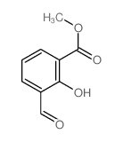 Benzoic acid,3-formyl-2-hydroxy-, methyl ester Structure