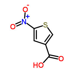 5-Nitro-3-thiophenecarboxylic acid structure