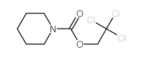 1-Piperidinecarboxylicacid, 2,2,2-trichloroethyl ester结构式